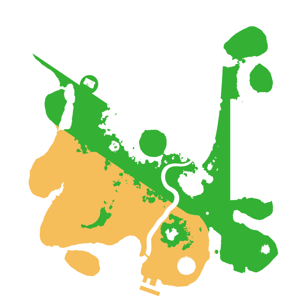 Biome Rust Map: Procedural Map, Size: 3000, Seed: 20260214