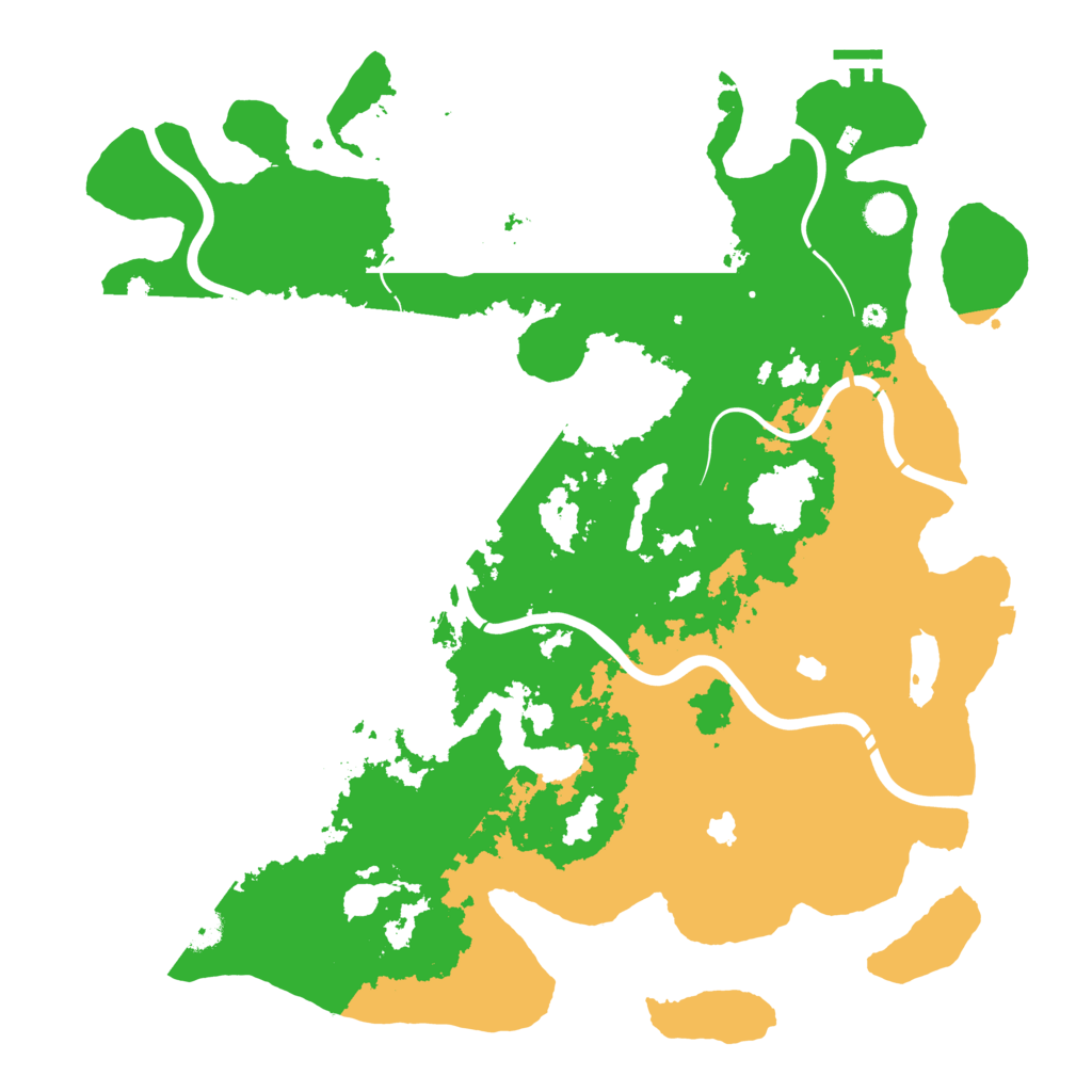 Biome Rust Map: Procedural Map, Size: 4500, Seed: 1040407280