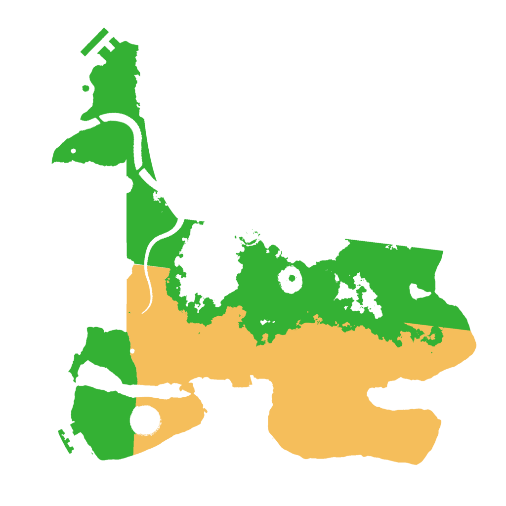 Biome Rust Map: Procedural Map, Size: 3000, Seed: 1102196049