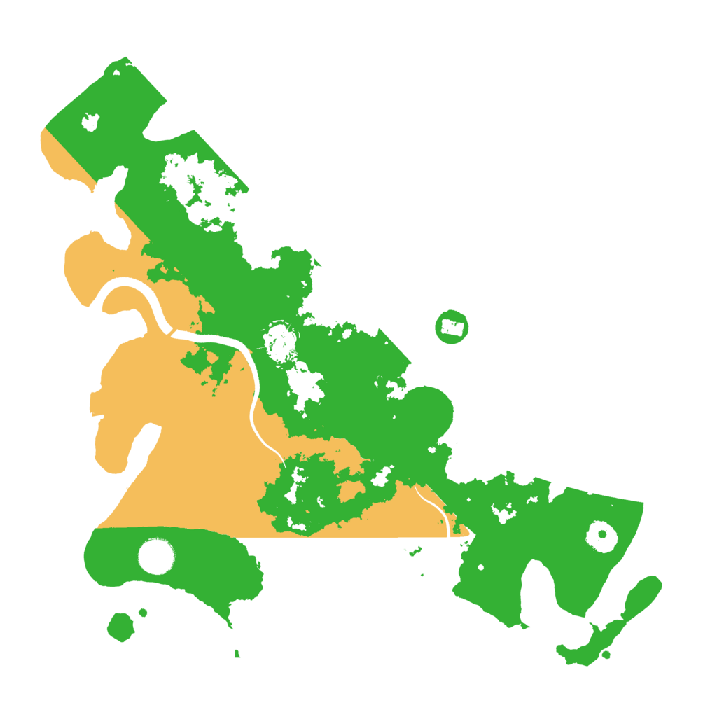 Biome Rust Map: Procedural Map, Size: 3500, Seed: 801142847