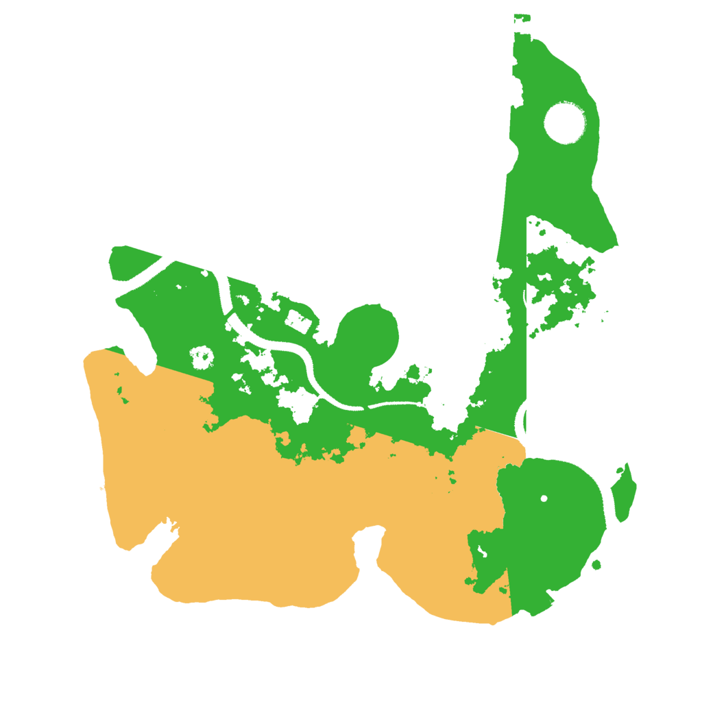 Biome Rust Map: Procedural Map, Size: 3000, Seed: 7567