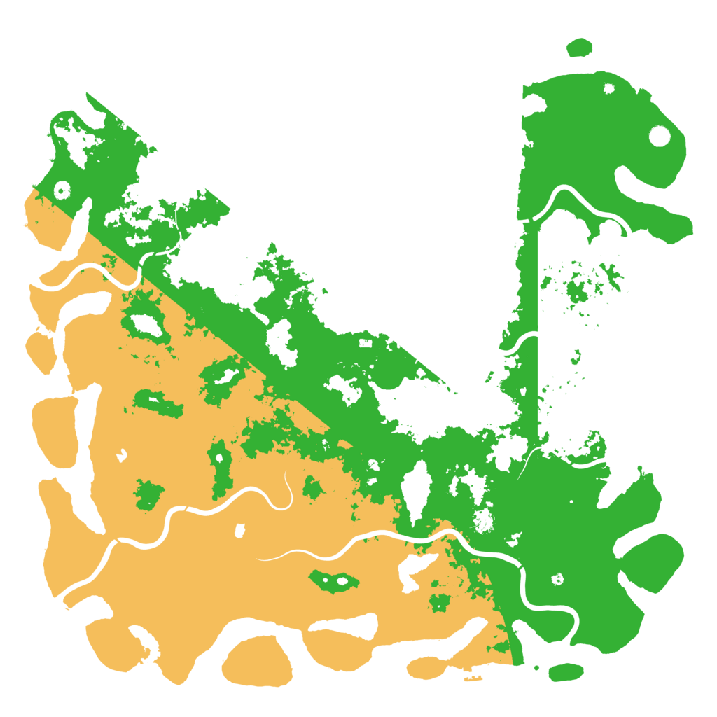 Biome Rust Map: Procedural Map, Size: 6000, Seed: 676767