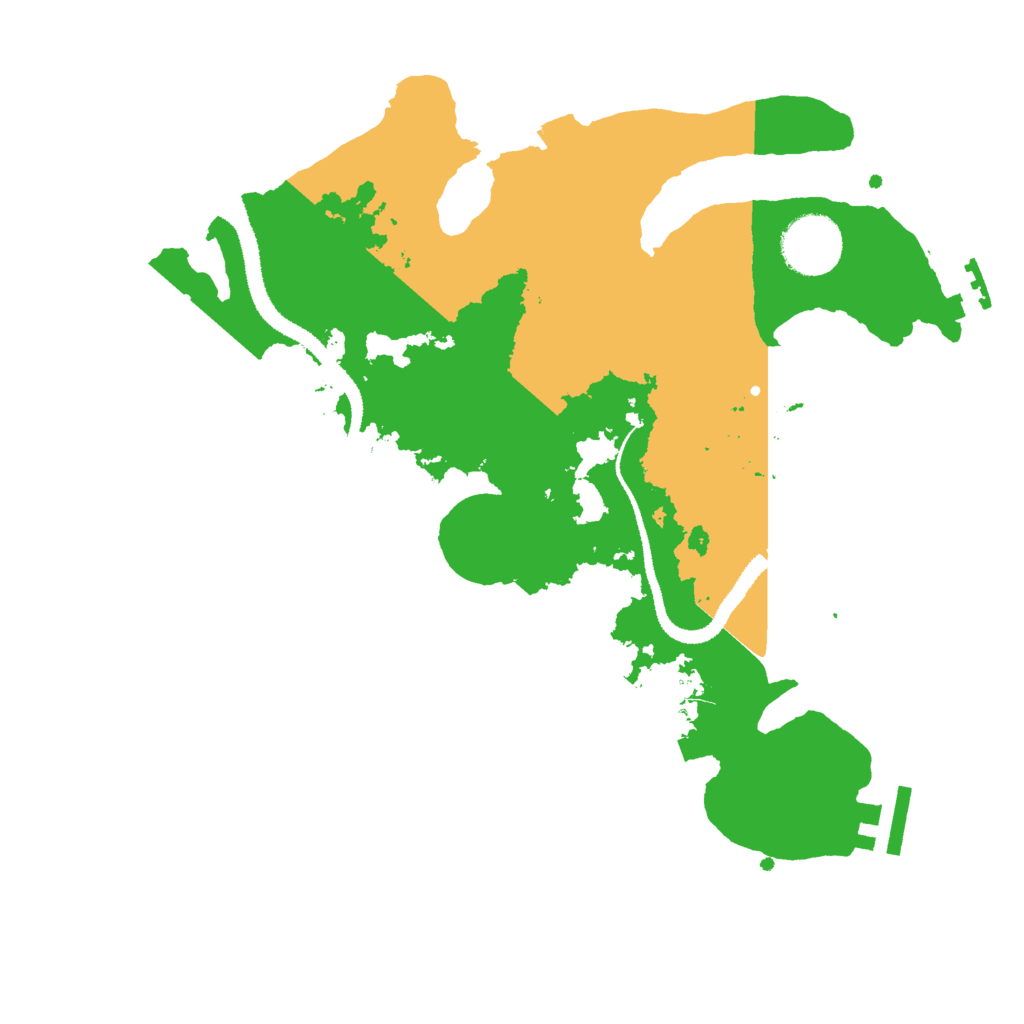 Biome Rust Map: Procedural Map, Size: 3000, Seed: 31435