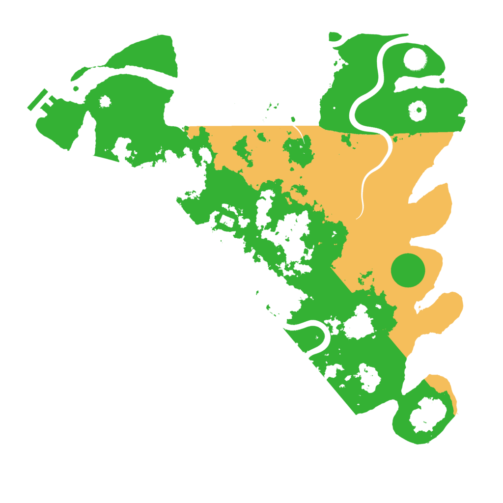 Biome Rust Map: Procedural Map, Size: 3900, Seed: 110419
