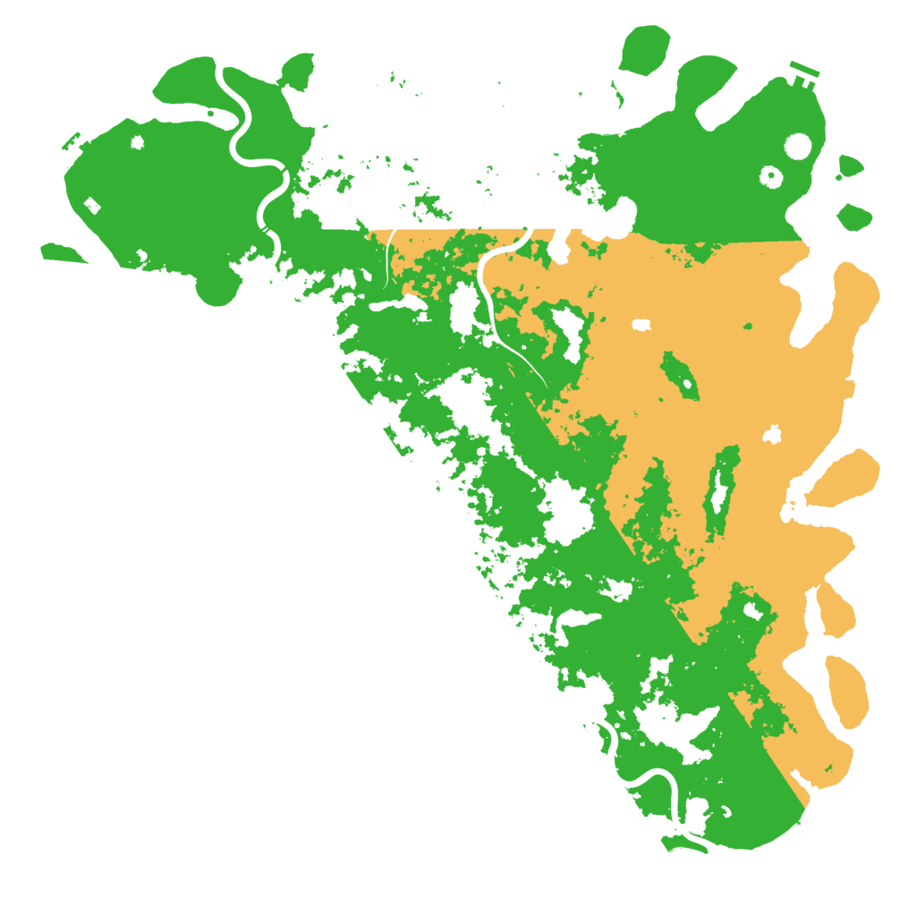Biome Rust Map: Procedural Map, Size: 6000, Seed: 196376785