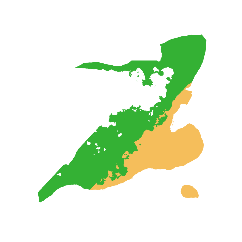 Biome Rust Map: Procedural Map, Size: 2000, Seed: 123321