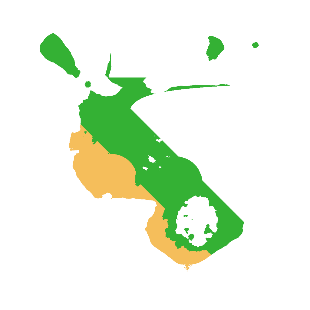 Biome Rust Map: Procedural Map, Size: 2000, Seed: 1501692129