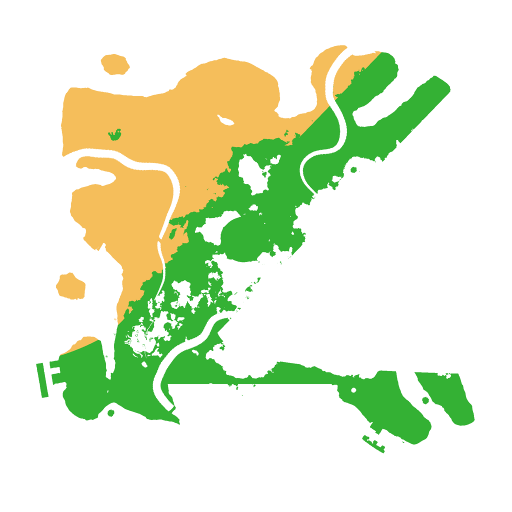 Biome Rust Map: Procedural Map, Size: 3000, Seed: 1102779834