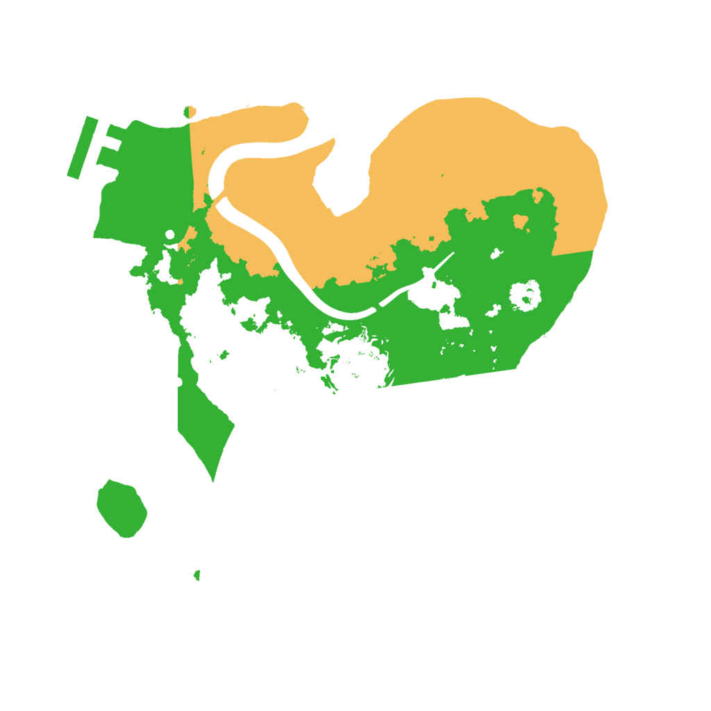 Biome Rust Map: Procedural Map, Size: 2279, Seed: 50000