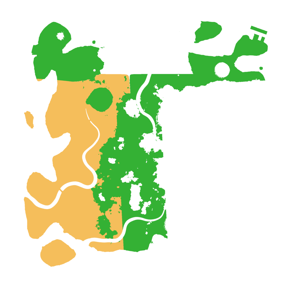 Biome Rust Map: Procedural Map, Size: 3500, Seed: 810920827