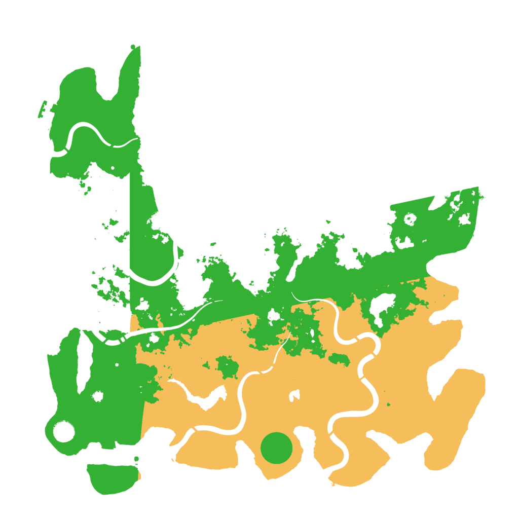 Biome Rust Map: Procedural Map, Size: 4300, Seed: 19292