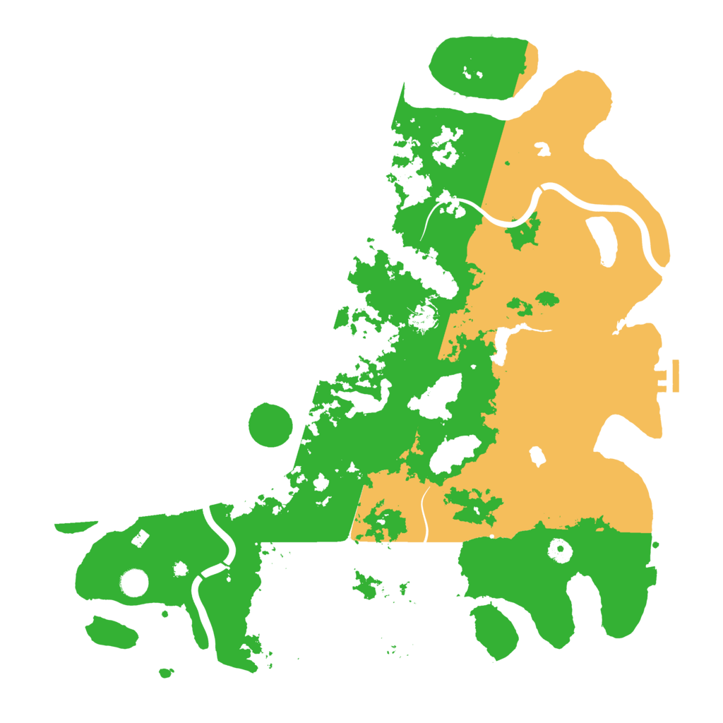 Biome Rust Map: Procedural Map, Size: 4500, Seed: 1405903596