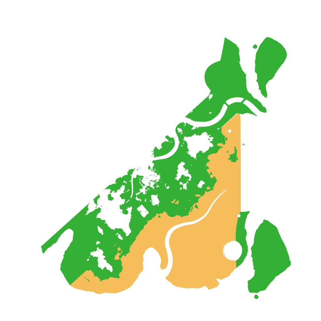 Biome Rust Map: Procedural Map, Size: 3000, Seed: 1223717978