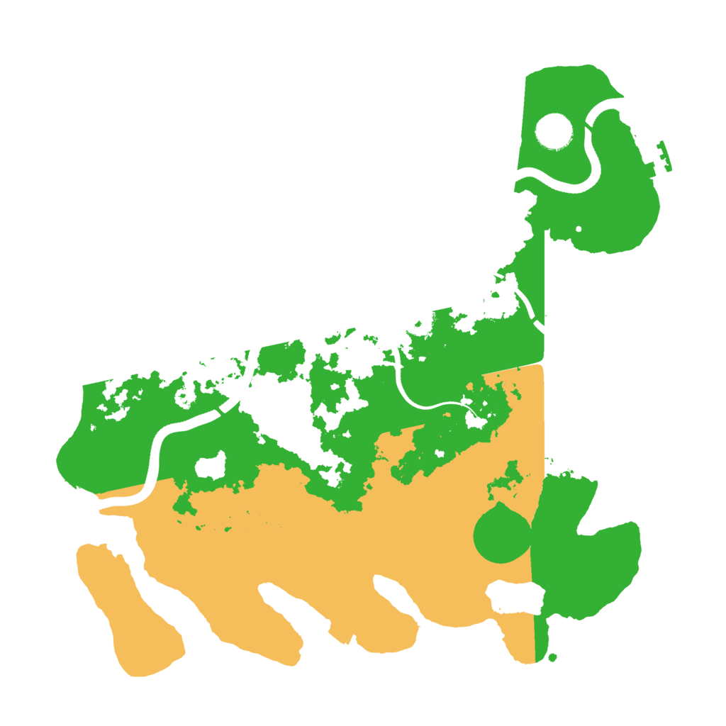 Biome Rust Map: Procedural Map, Size: 3500, Seed: 1350340335