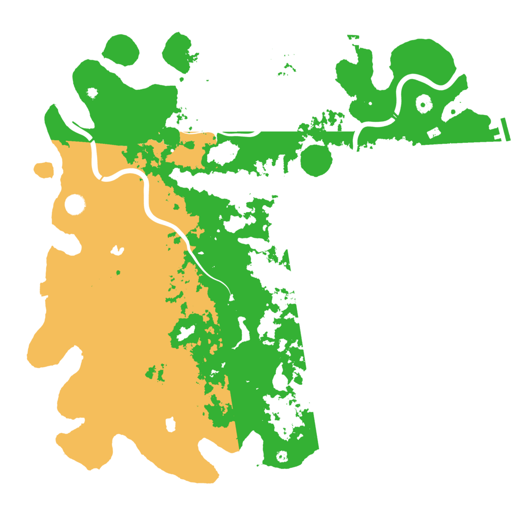 Biome Rust Map: Procedural Map, Size: 4500, Seed: 832773918