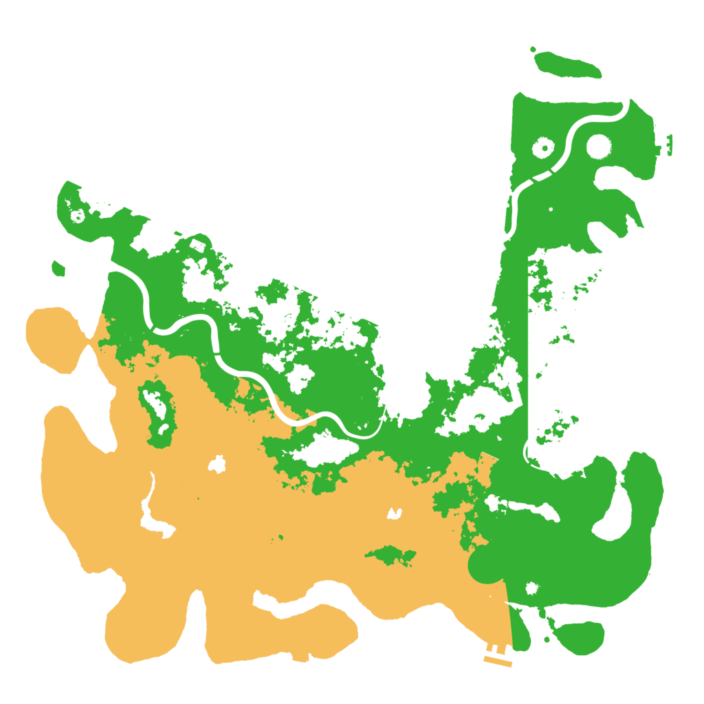 Biome Rust Map: Procedural Map, Size: 5000, Seed: 334563