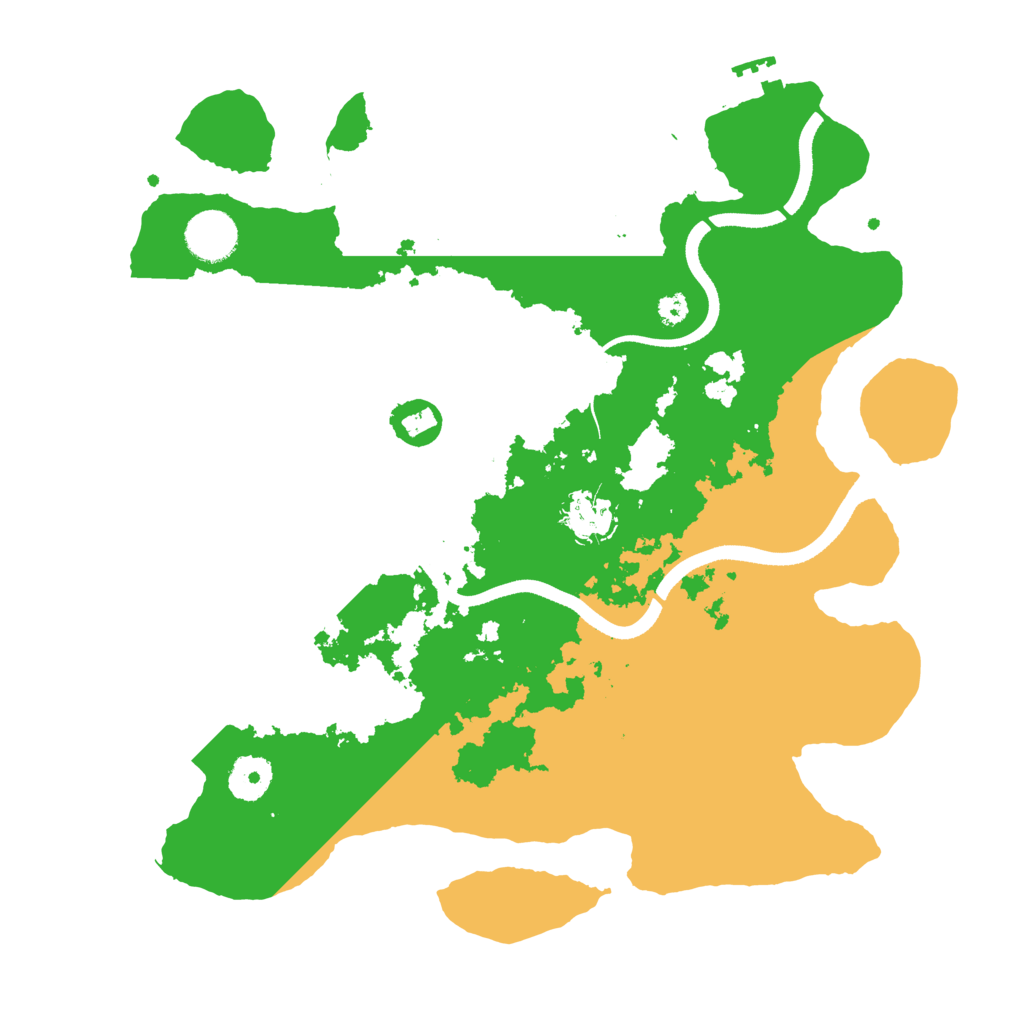 Biome Rust Map: Procedural Map, Size: 3500, Seed: 1267412058