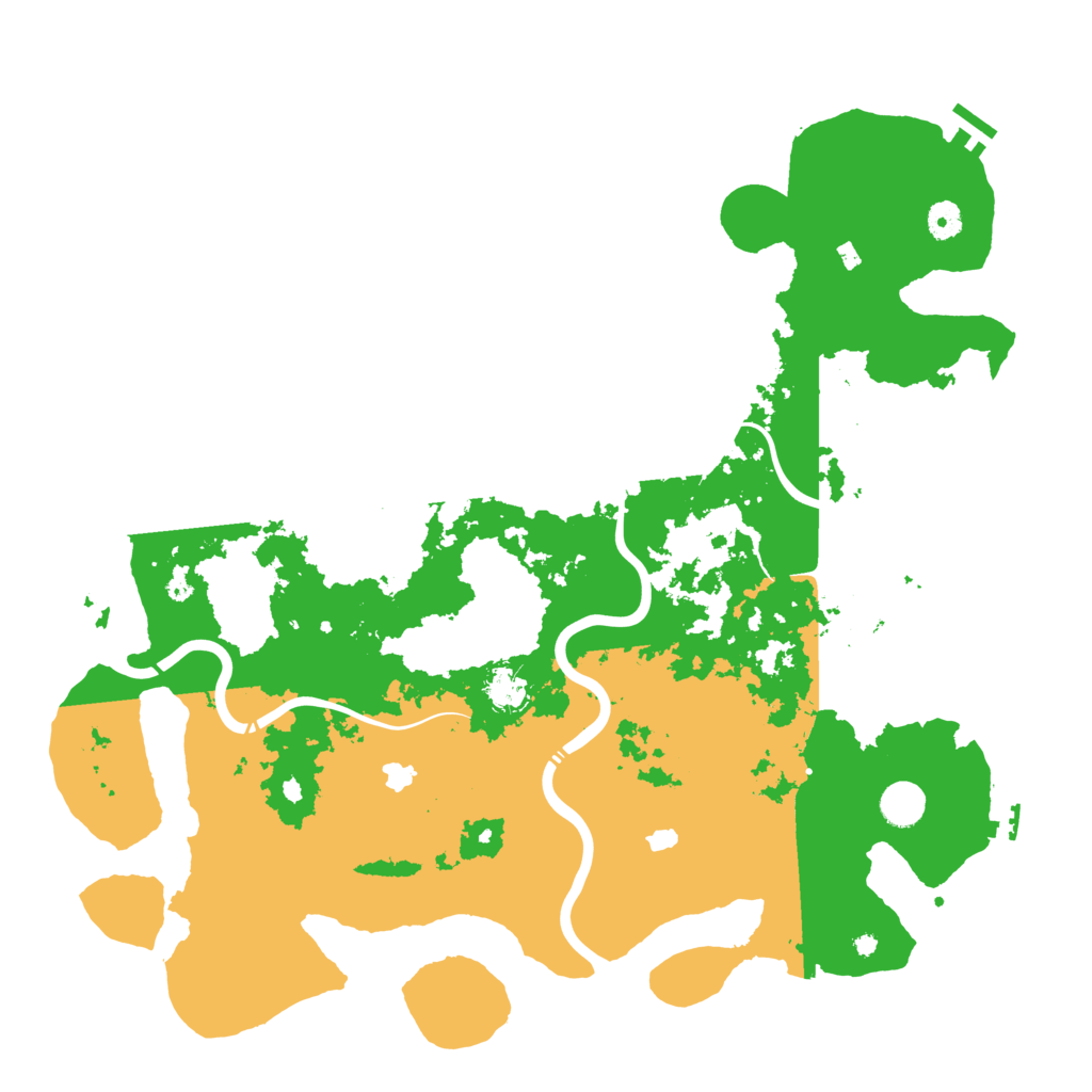 Biome Rust Map: Procedural Map, Size: 4500, Seed: 87932
