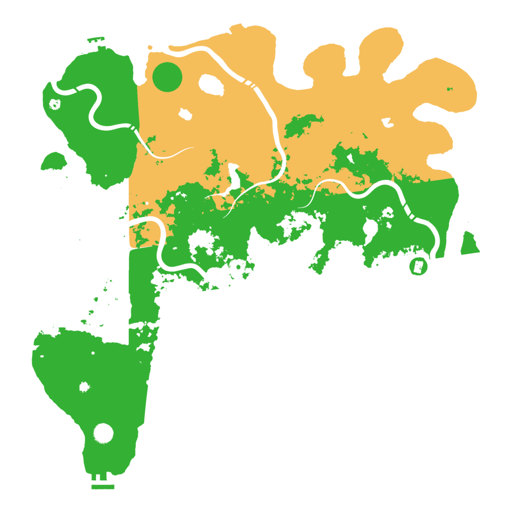 Biome Rust Map: Procedural Map, Size: 4570, Seed: 50000