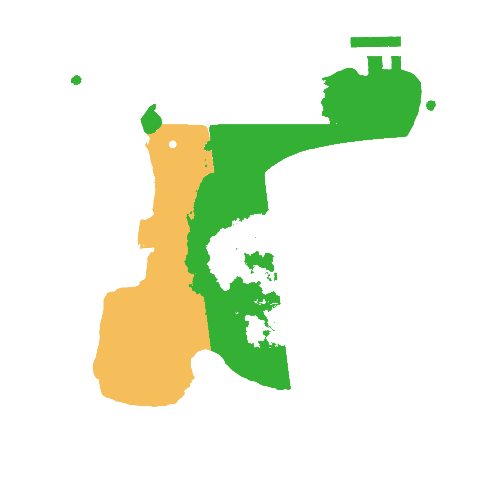Biome Rust Map: Procedural Map, Size: 2000, Seed: 1394103601