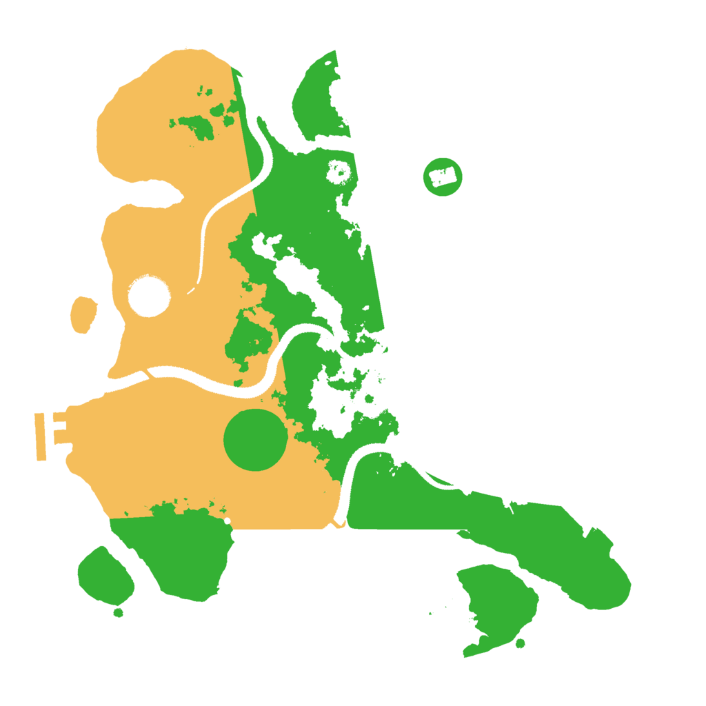 Biome Rust Map: Procedural Map, Size: 3000, Seed: 640575559