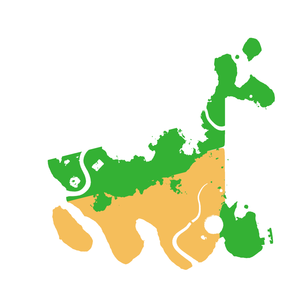 Biome Rust Map: Procedural Map, Size: 2900, Seed: 177111