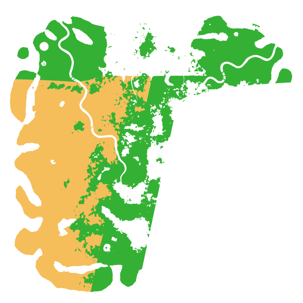Biome Rust Map: Procedural Map, Size: 6000, Seed: 1454195349