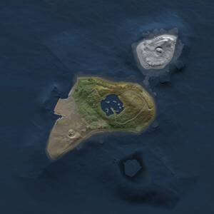 Thumbnail Rust Map: Procedural Map, Size: 1500, Seed: 1967749307, 2 Monuments