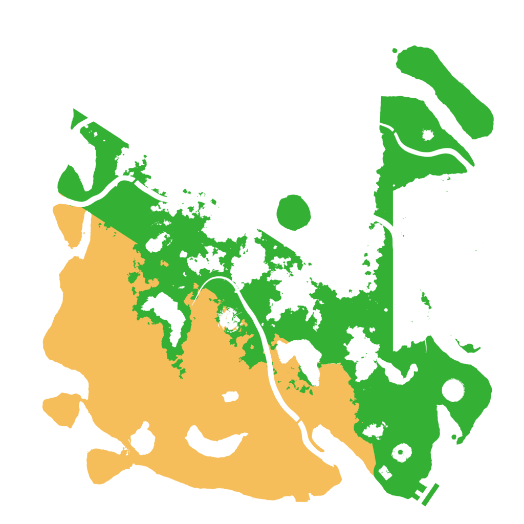Biome Rust Map: Procedural Map, Size: 4222, Seed: 765343