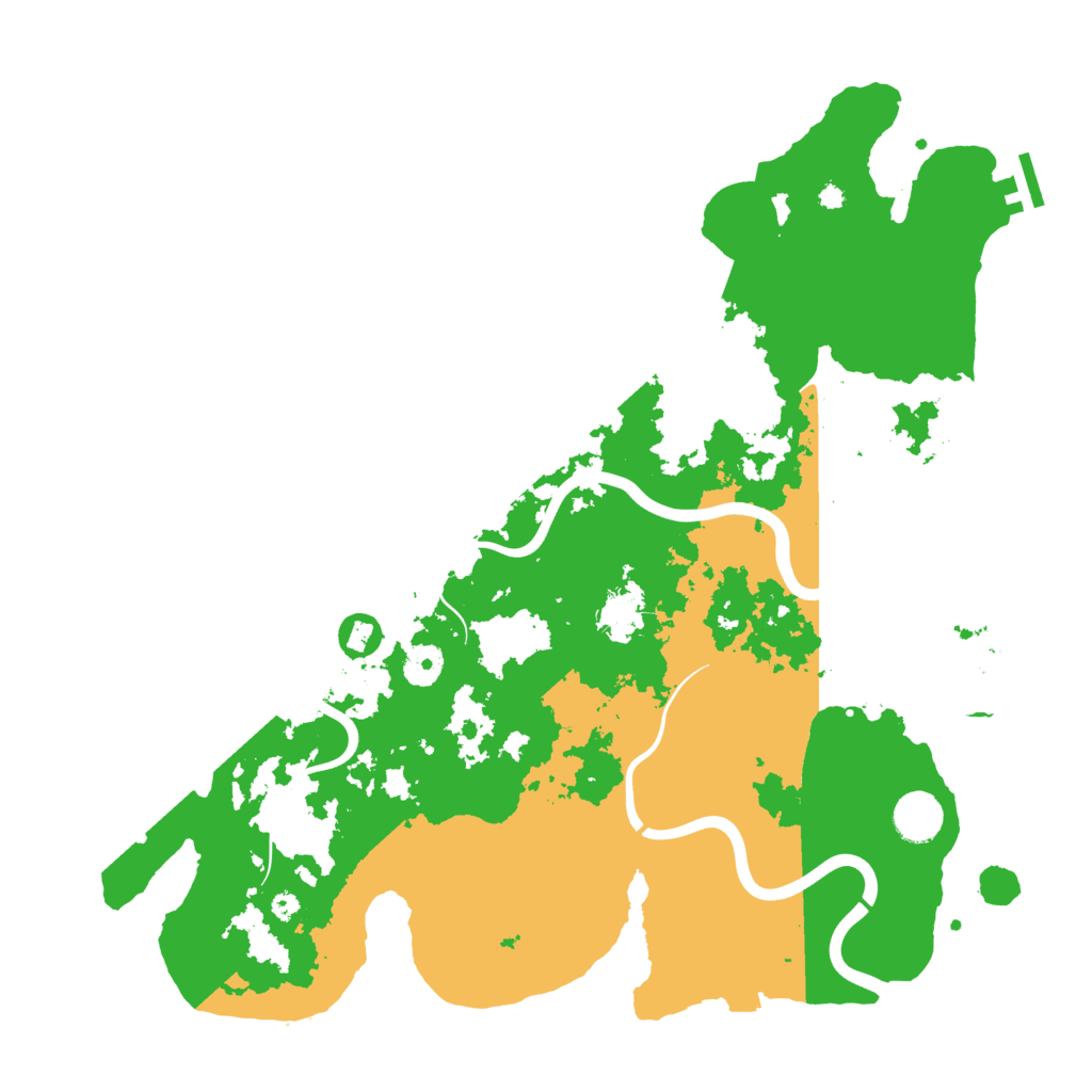 Biome Rust Map: Procedural Map, Size: 3990, Seed: 1223717978