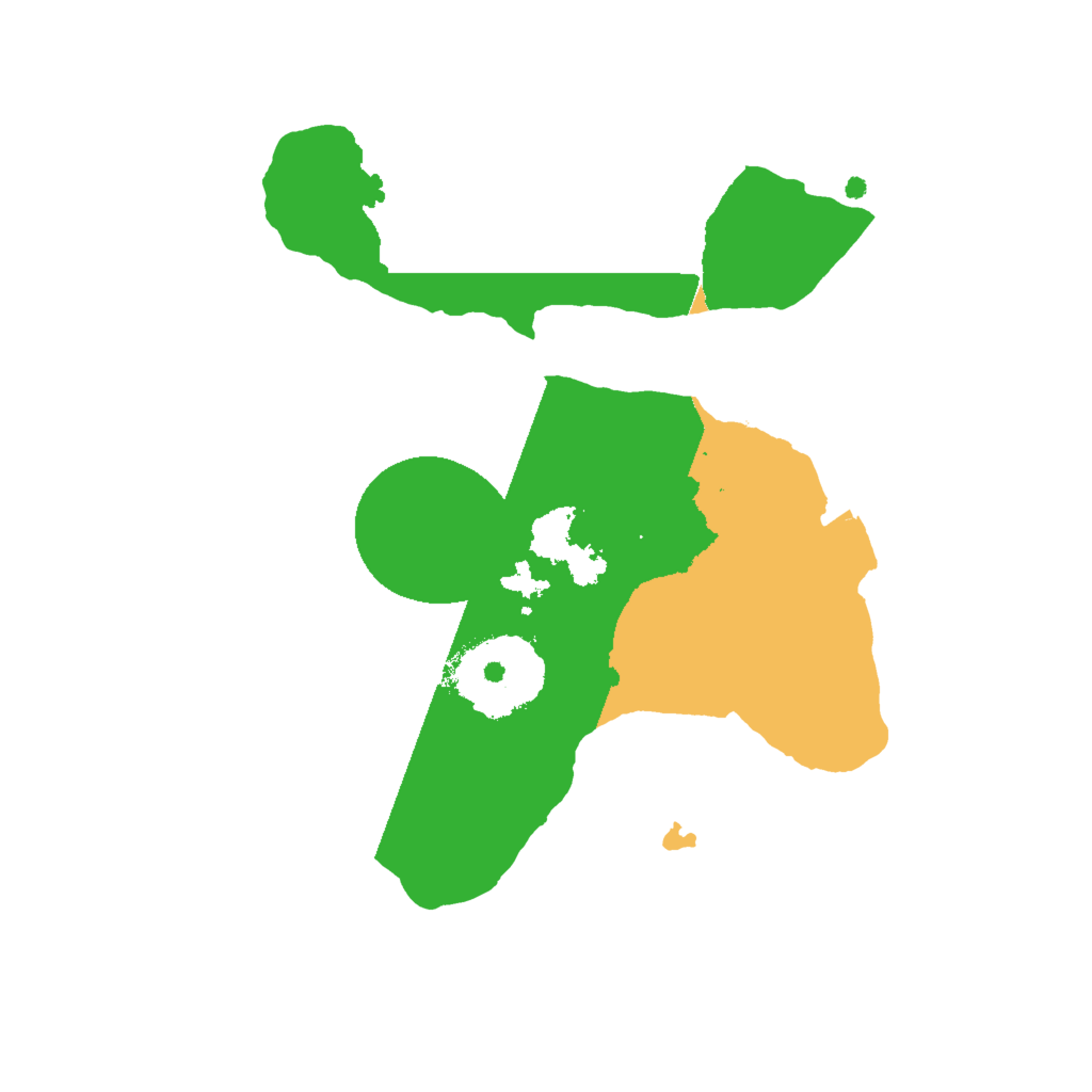 Biome Rust Map: Procedural Map, Size: 2000, Seed: 1236722757