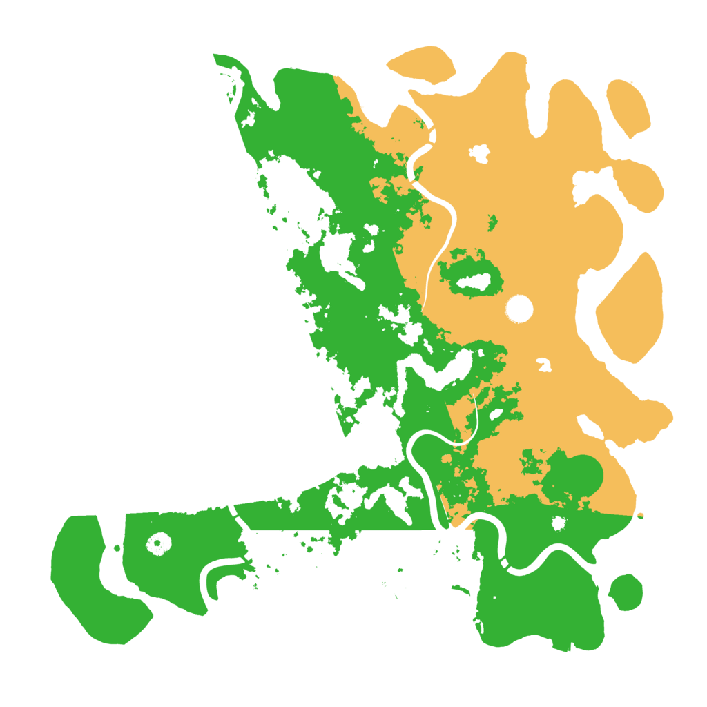 Biome Rust Map: Procedural Map, Size: 4500, Seed: 428379289