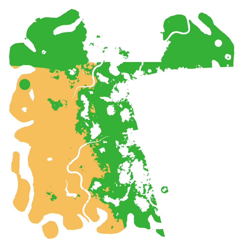 Biome Rust Map: Procedural Map, Size: 6000, Seed: 5968214