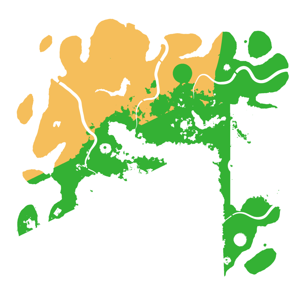 Biome Rust Map: Procedural Map, Size: 4200, Seed: 6553512