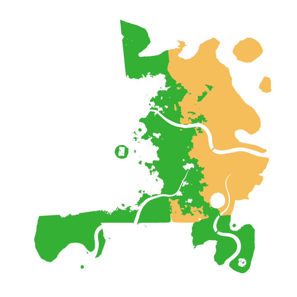 Biome Rust Map: Procedural Map, Size: 3500, Seed: 1967998116