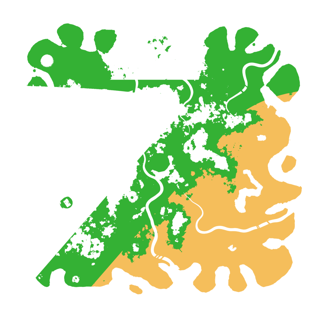 Biome Rust Map: Procedural Map, Size: 4500, Seed: 991836839