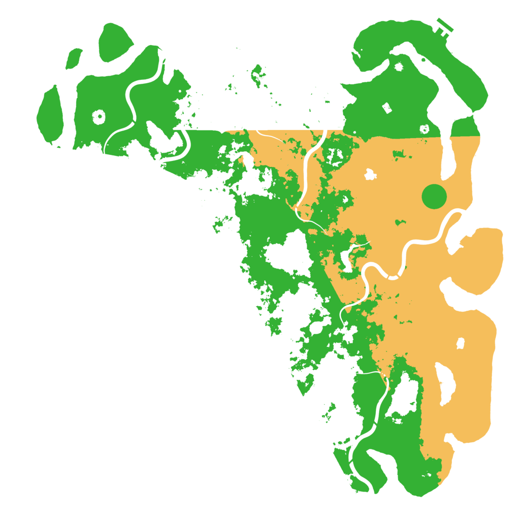Biome Rust Map: Procedural Map, Size: 5500, Seed: 1775158078
