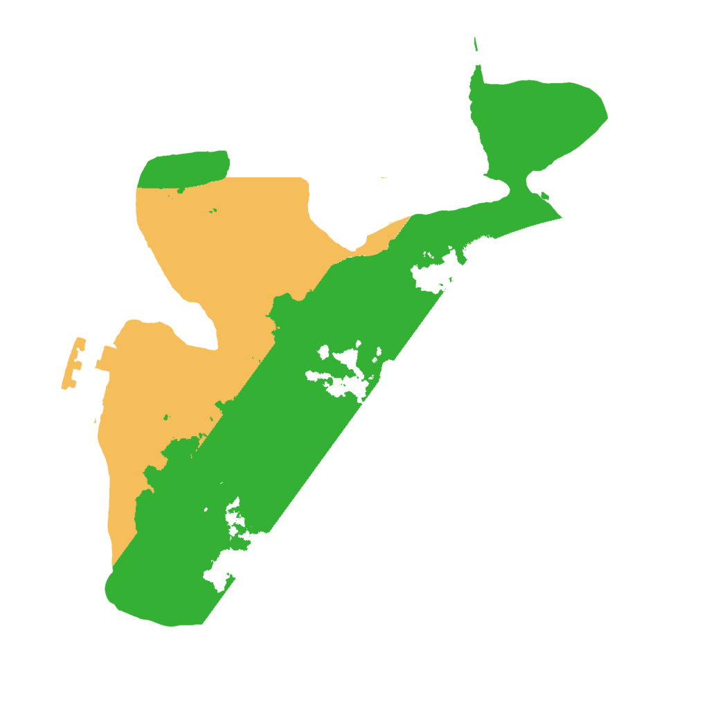 Biome Rust Map: Procedural Map, Size: 2000, Seed: 1010391264