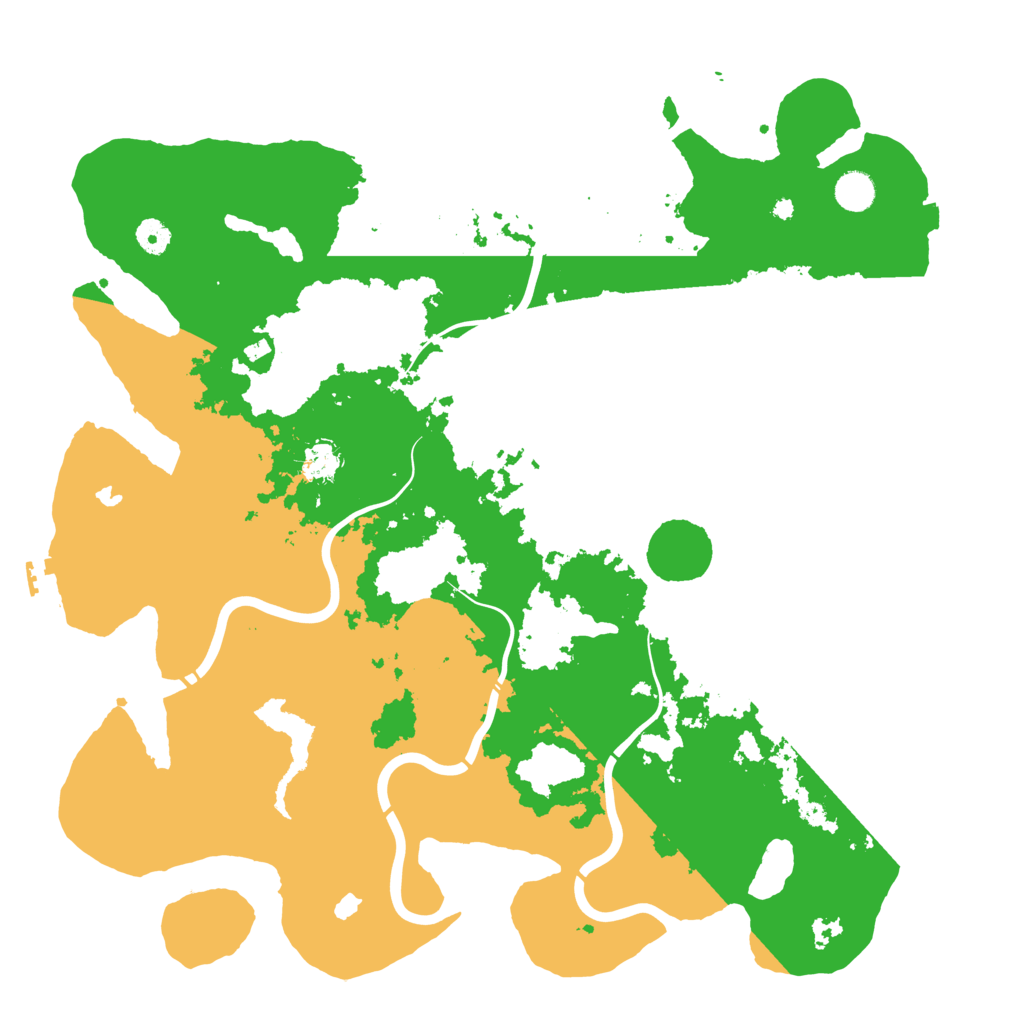 Biome Rust Map: Procedural Map, Size: 4500, Seed: 1585000578