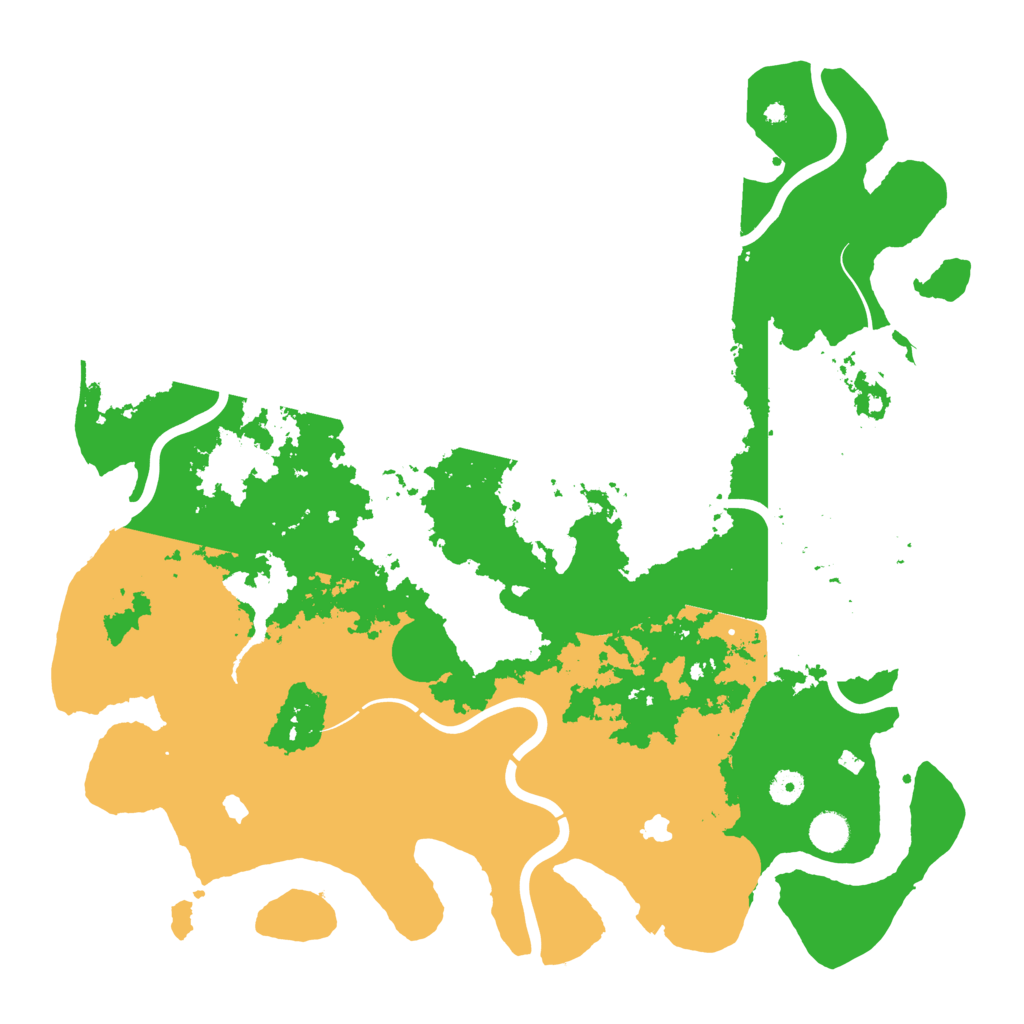 Biome Rust Map: Procedural Map, Size: 4500, Seed: 290169900