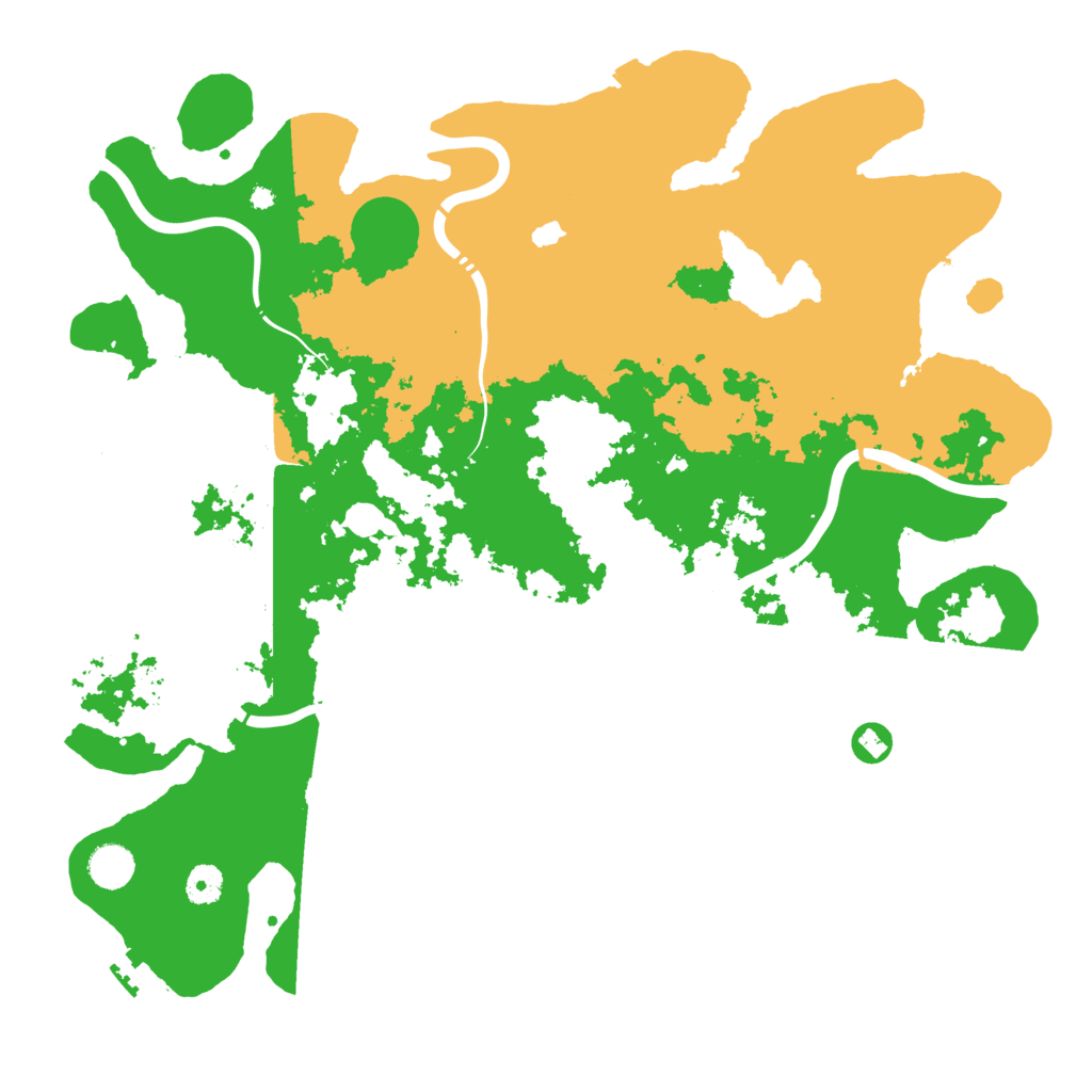 Biome Rust Map: Procedural Map, Size: 4250, Seed: 544941896