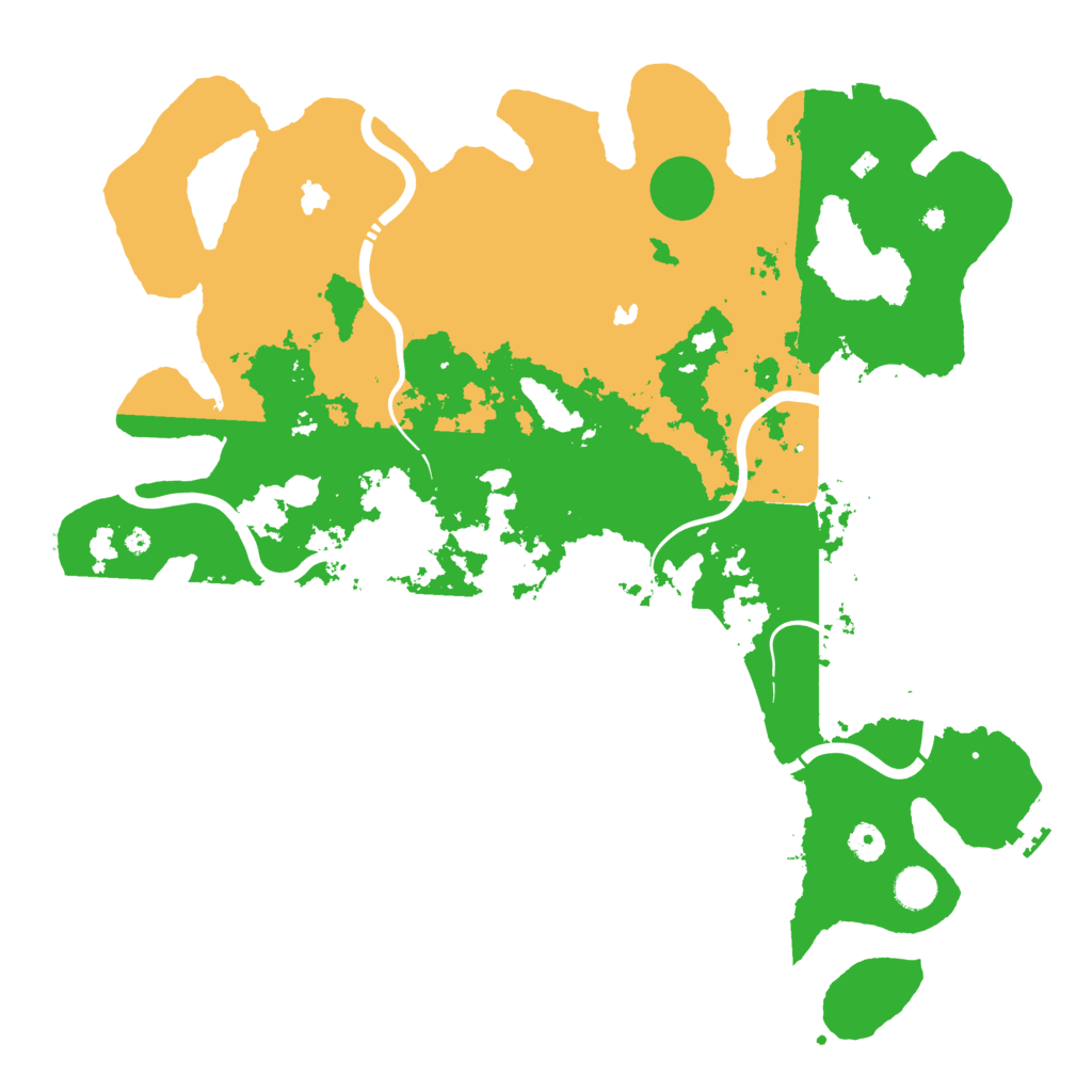 Biome Rust Map: Procedural Map, Size: 4500, Seed: 253717887
