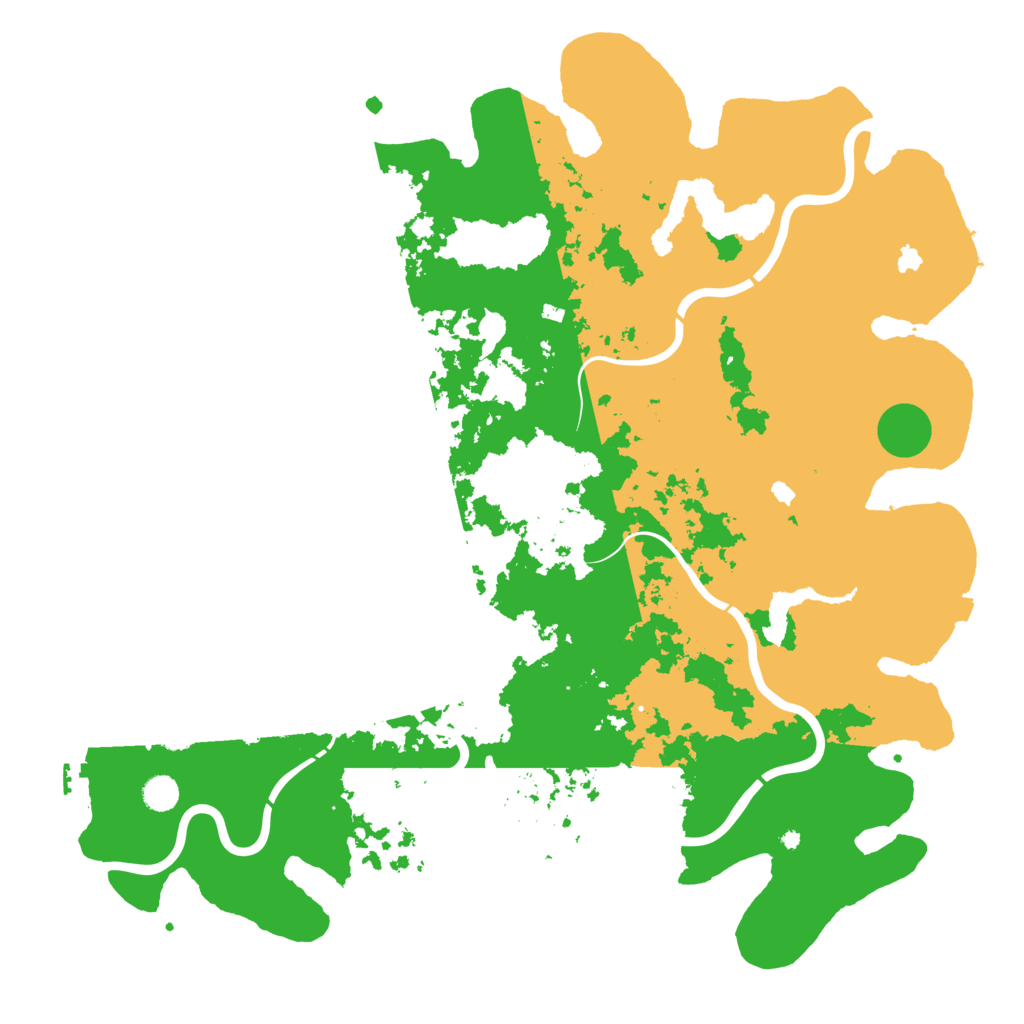 Biome Rust Map: Procedural Map, Size: 5000, Seed: 1826