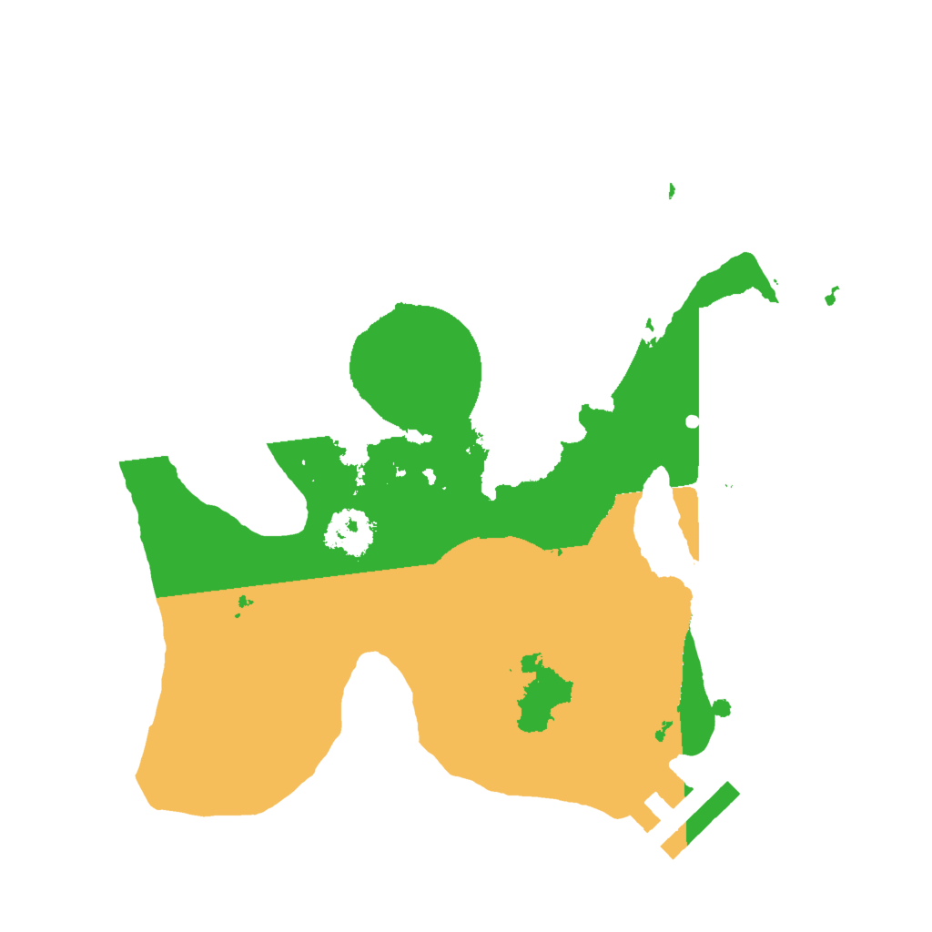 Biome Rust Map: Procedural Map, Size: 2000, Seed: 6279