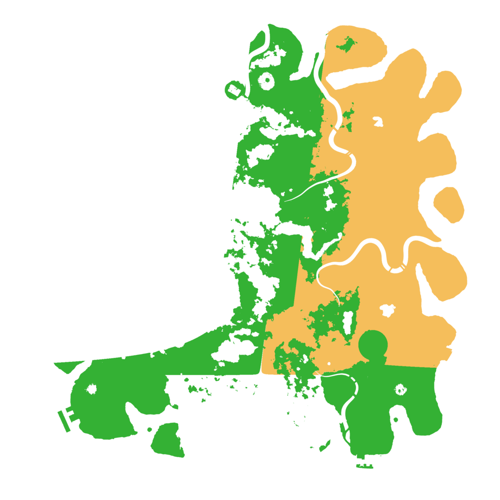 Biome Rust Map: Procedural Map, Size: 4500, Seed: 1348787692