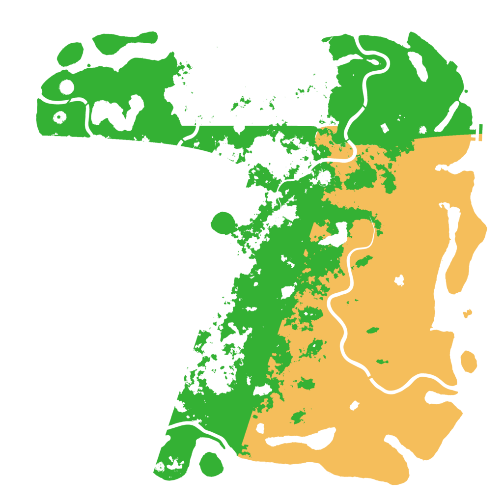 Biome Rust Map: Procedural Map, Size: 6000, Seed: 25354