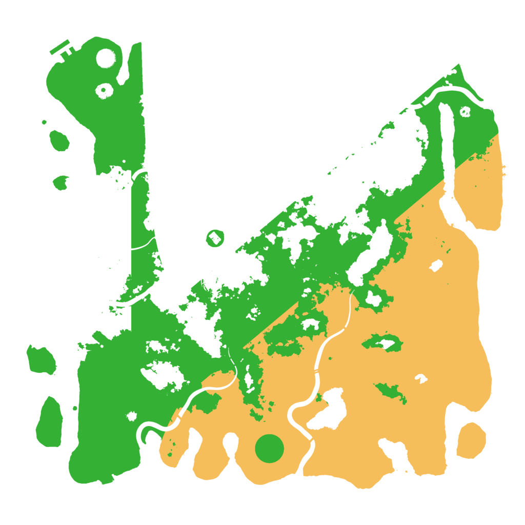 Biome Rust Map: Procedural Map, Size: 4800, Seed: 5554883