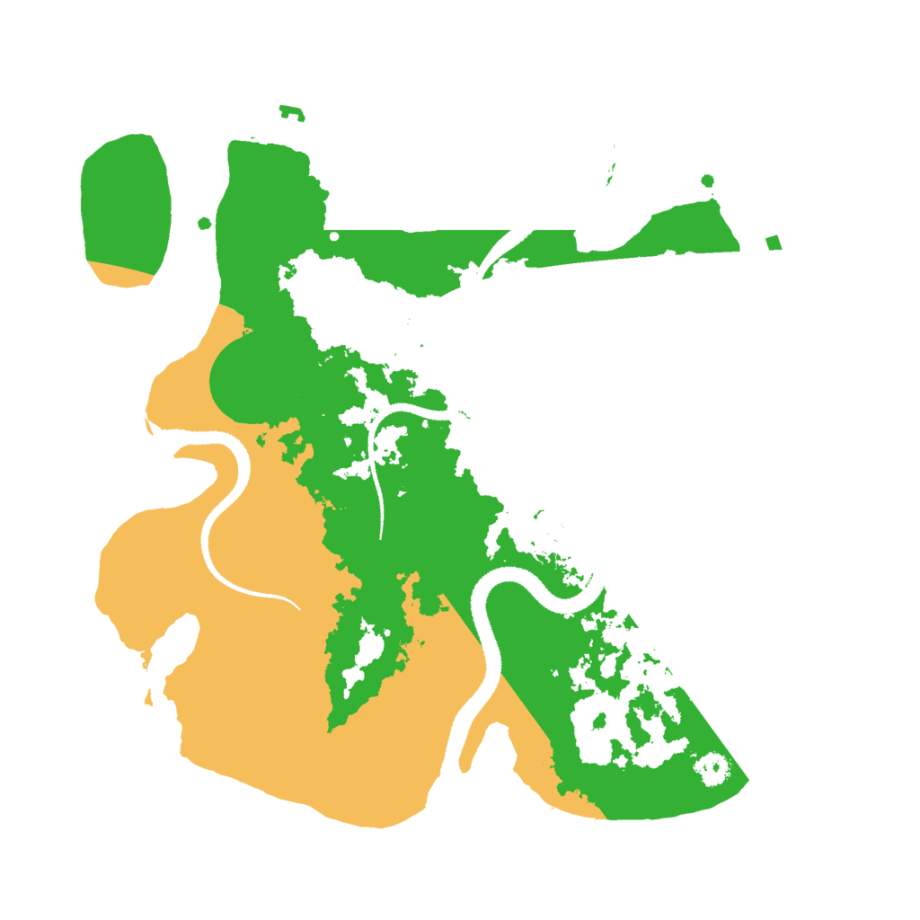 Biome Rust Map: Procedural Map, Size: 2877, Seed: 11488