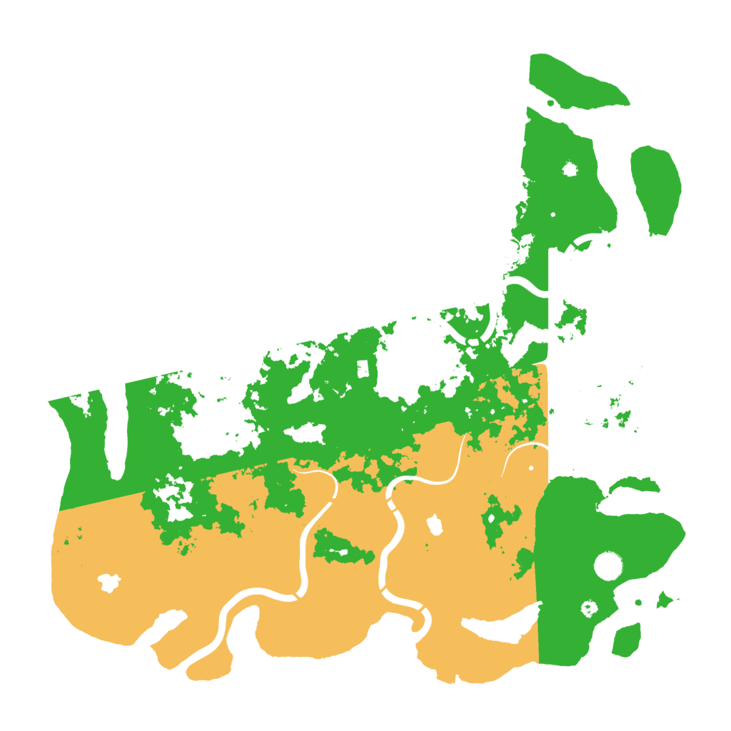 Biome Rust Map: Procedural Map, Size: 4500, Seed: 207428421