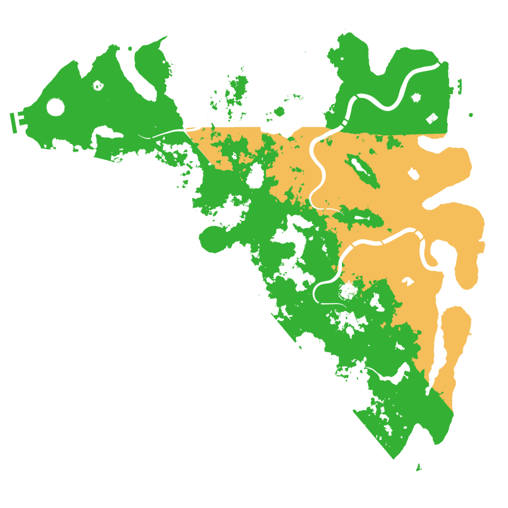Biome Rust Map: Procedural Map, Size: 5000, Seed: 604773307